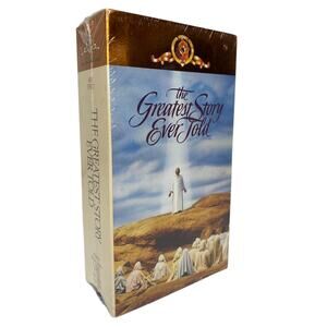 The Greatest Story Ever Told VHS Set Factory Sealed